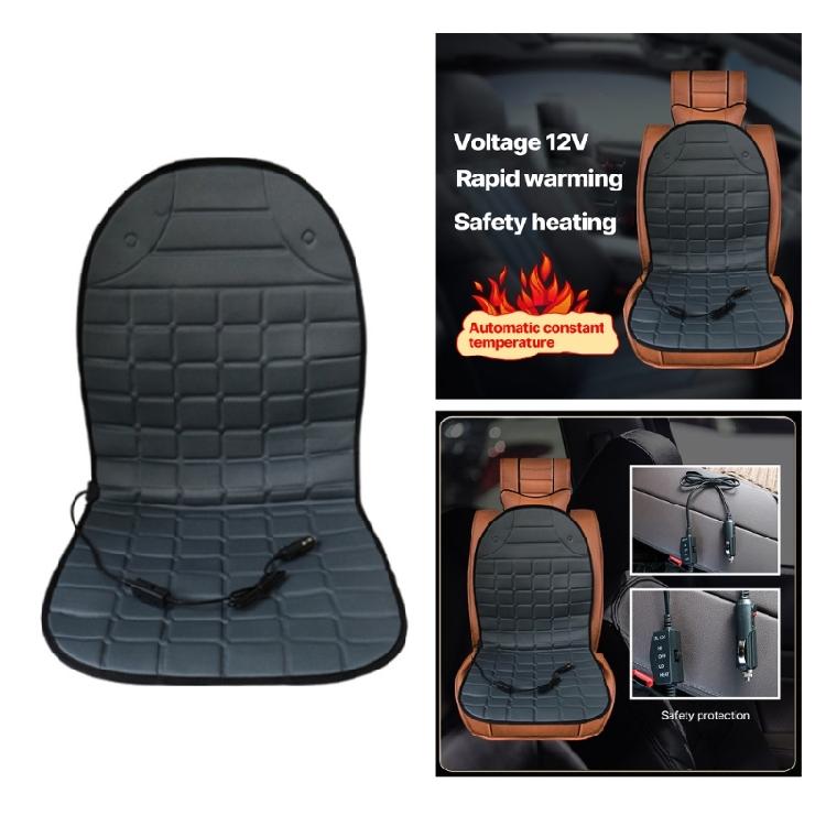 12V Car Heated Seat Cover Cushion Warmer Adjustable Heating Warming Pad Cover
