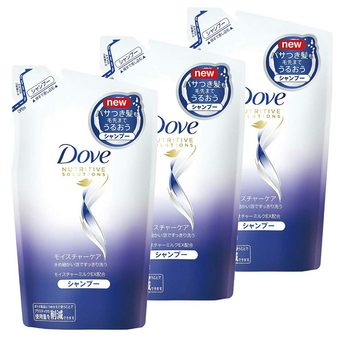 

Dove Moisture Care Шампунь-рефіл 350г х 3 шт.