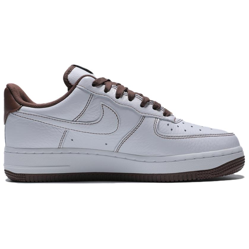 Nike Air Force 1 Skateboard Shoes Women's White Gold Brown IX5020-121