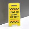 Desk Decoration ‘Leave Me Alone, I'm Busy’ - Humorous Office Decoration Humour Gifts For Men And Women Room Decorations