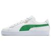 Basket Classic 75Y Synthetic Leather Low-Top Sneakers Unisex Sneakers White Green 394338-02