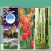Choice Styles Flowers For 39 Scenery Refrigerator Sticker Peel Stick Waterproof Double Door Freezer Cupboard Decor Art Mural
