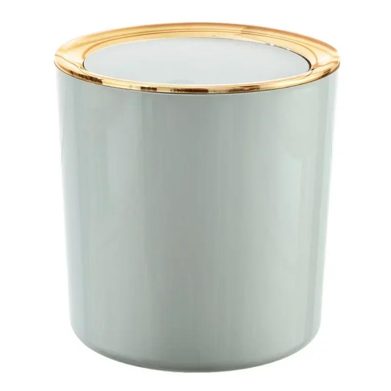 Mini małe kosze na śmieci pulpit kosz na śmieci stół domowy plastikowy kosz na śmieci artykuły biurowe kosze na śmieci rozmaitości beczka pudełko