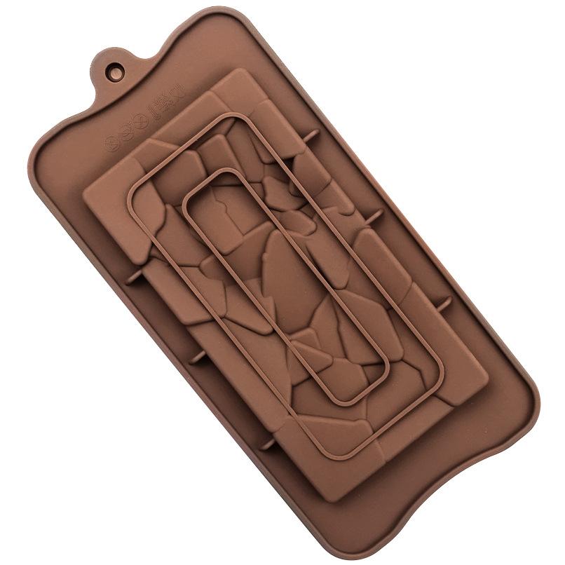 Silicone Chip Shape Chocolate Chip Mold Waffle Pudding Baking Tool Mold Clever Baking Tool Cake Decoration