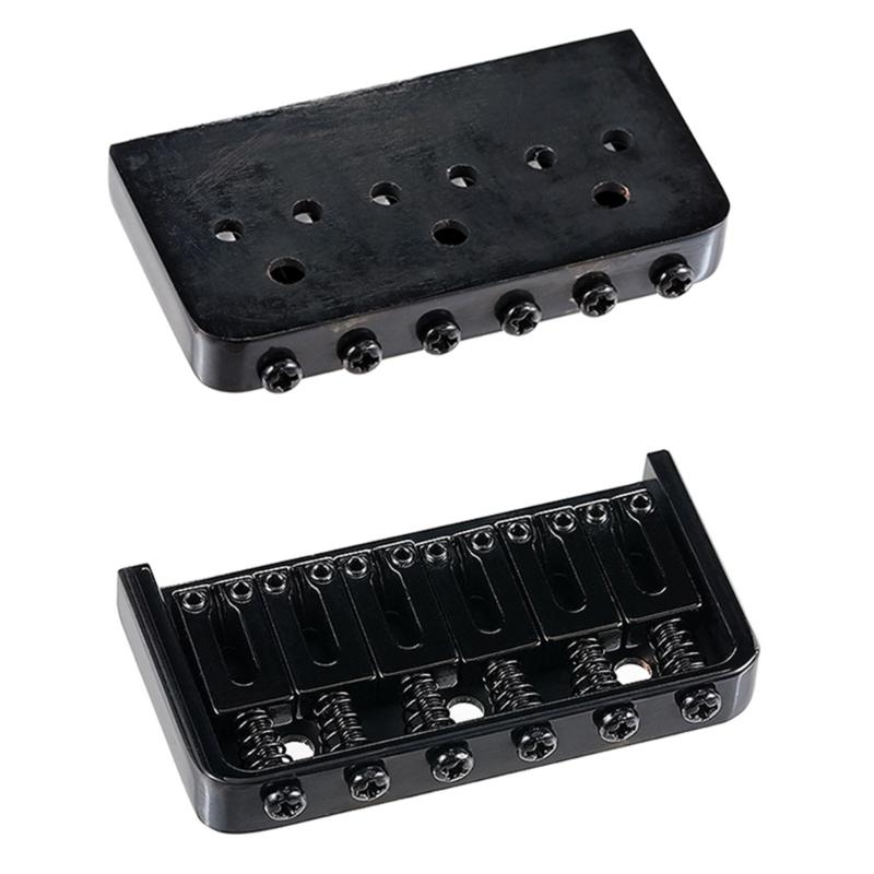 Heavy Gauge Fixed Bridge For Electric Guitar 72mm String Spacing With Enhances Sustain And Intonation