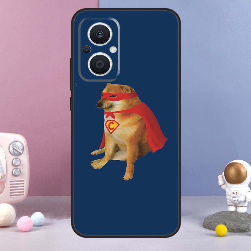 Cheems Doge Funda For OPPO Reno 13 F 11F 12F 14F 10 11 12 14 Pro 7 8 Lite OPPO Find X6 X5 X8 X9 Pro Case