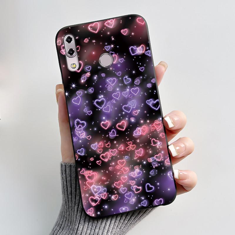 Für ASUS Zenfone 5 ZE620KL ZF620KL X00QD 5z ZS620KL Z01RD Hülle Luxus Süßes Liebes Kaninchen Lustig Schwarz Weiche TPU Silikon Rückseite