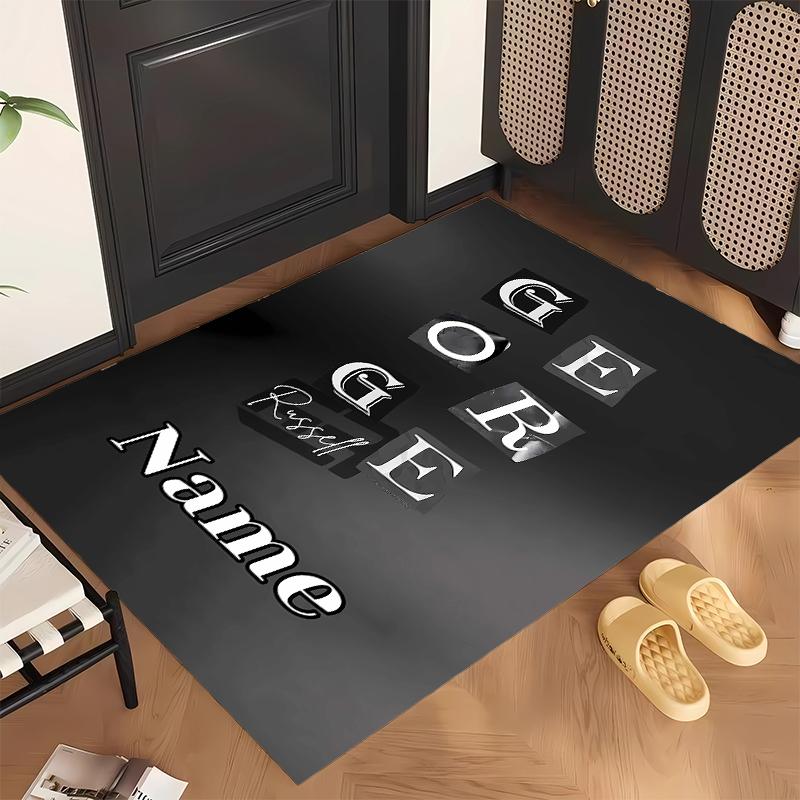 George Russell (5) Covor de birou personalizat cu nume Decor elegant pentru sufragerie, dormitor, bucătărie