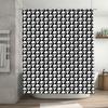 Tenda Doccia Teschio Gotico Horror Spettrale Decorazione Halloween Set Bagno Vintage Dark Emo Grunge Vaporwave Stampa Teschio Lavanderia Co