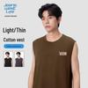 JEANSWEST LIFE Men's Thin Pure Cotton Sleeveless T-Shirt