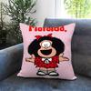 POPULAR M-MMafalda Cushion Cover Comfortable Reversible Pillow Cover Ideal for Car Sofa Bedroom & Beyond