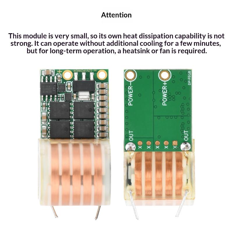 Ignition Module DC9-12V to AC20KV MOS Protected for Plasma Spark Generator Educational Equipment