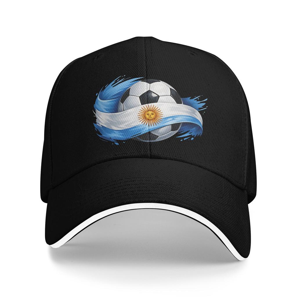 Argentina Soccer Argentinian Flag Caps For Unisex Trendy Baseball Cap Sun Hat Golf Headewear Adjustable