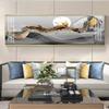 Modern Abstract Golden Wine Glass Boat Canvas Painting Posters and Prints Wall Picture for Living Room Home Decor No Frame