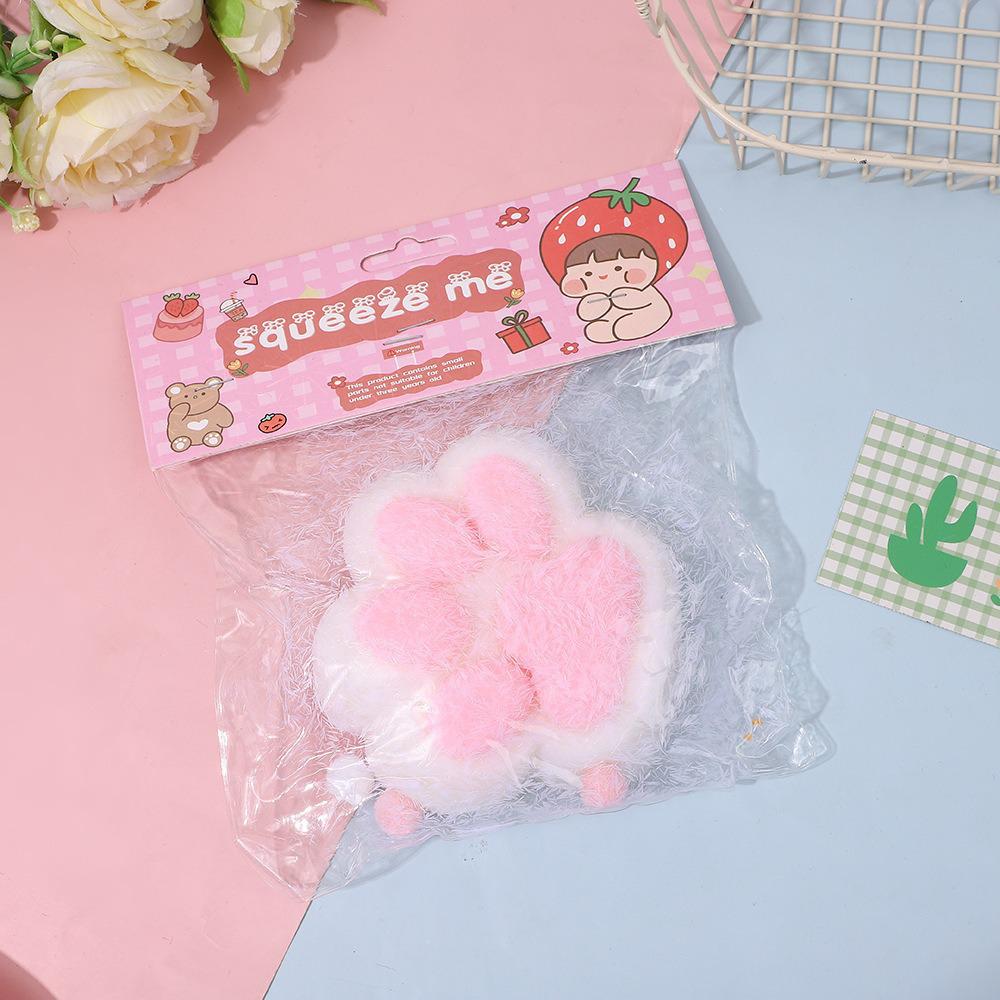 Jumbo Cat Claw Squishy: Stress-Relief Silicone Toy with Slow Rebound