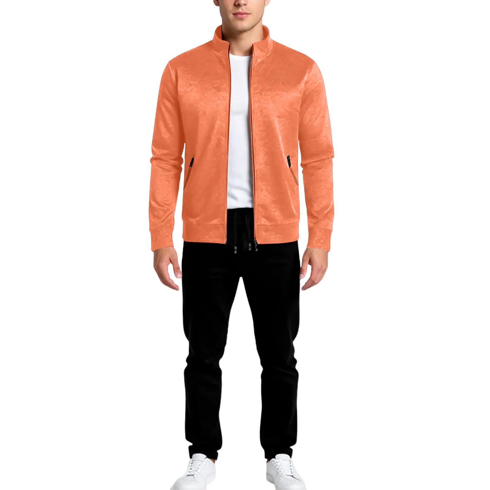 

Спортивный костюм на молнии однотонный, и повседневный для мужчин M