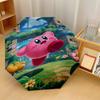 Kirby Print 8?Ribs Automatic Umbrella Wind Resistant Lightweight Folding Umbrella For Outdoor Travel