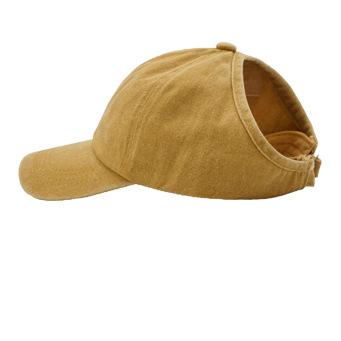 Custom Logo Half Top Baseball Cap Distressed Washed Cotton Breathable Empty Top Duckbill Sun Cap Sports Gorras Golf Yoga Hat