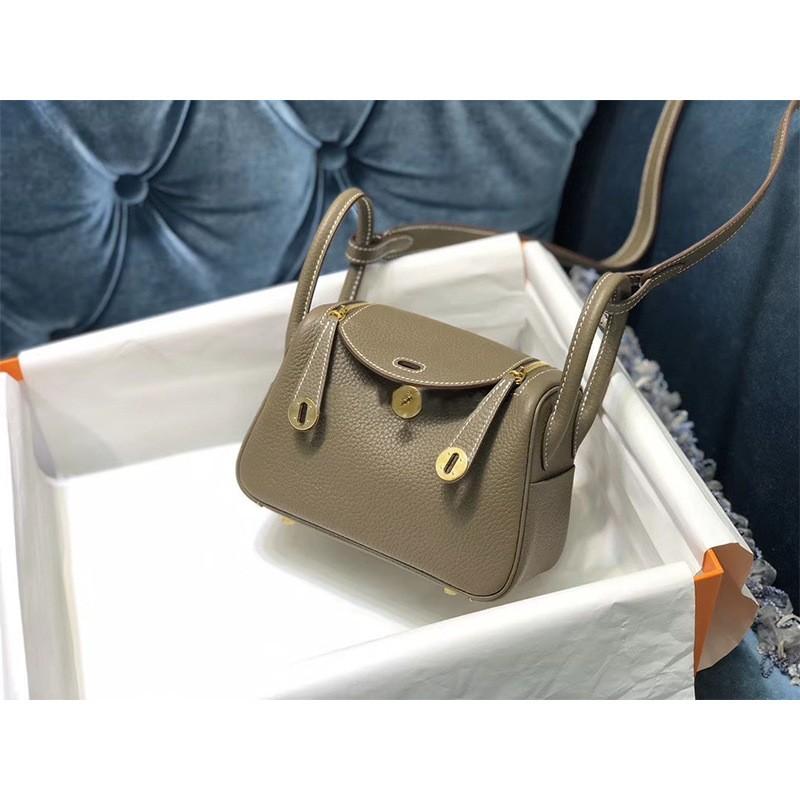Crossbody-Tasche Mini Lindy Tasche Mini Arzttasche 2024 Rindsleder Damen-Tasche tragbar Schulter Medizinertasche
