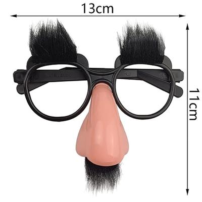 New 10pcs Disguise Glasses With Funny Nose for Halloween and Birthday Parties