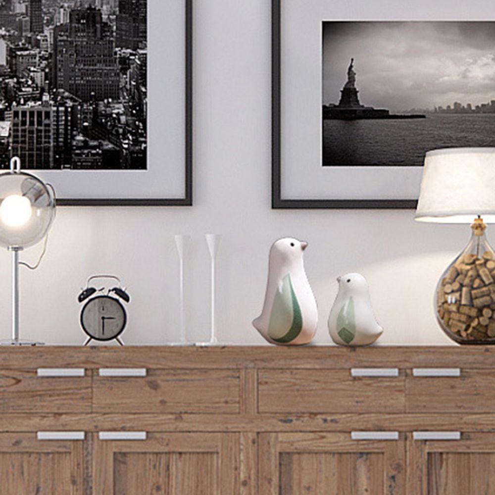 Home Living Room Crafts Table Decoration Ceramic Ornaments Bird Statue Background Decor Ceramic