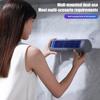 Portable Air Conditioner Fan Rechargeable Wall-Mounted Cooling Fan with 3 Speeds & LED Touch Screen Silent Air Cooler for Kitche