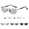 Photochromic Polarized Sunglasses for Men Women Fashion Metal Frame Driving Anti Glare UV400 Glasses GZW