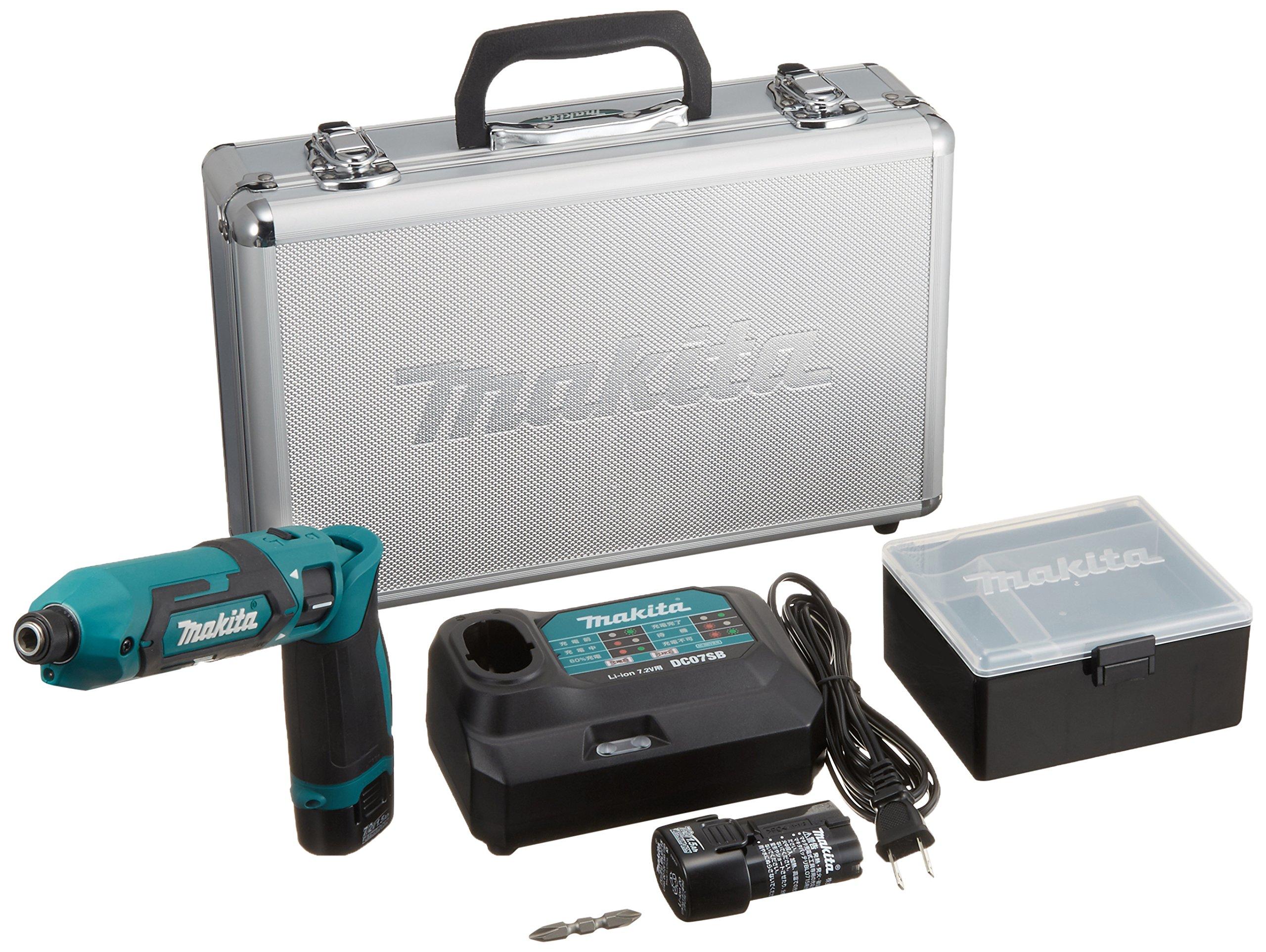 

Makita TD022DSHX Impact Driver 25Nm Two and Charger Included Pen-Style (7.2V) Blue, Torque, 1.5Ah Batteries, синий