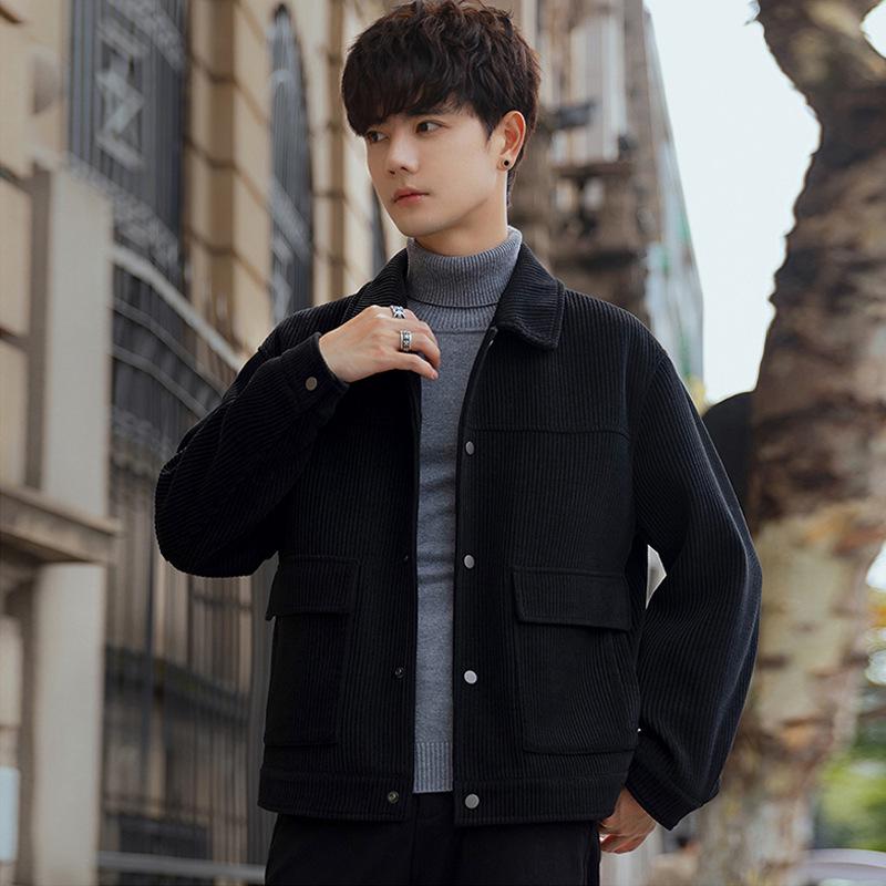 

Men s Knitted Cardigan - Japanese Retro Style, High-End, Versatile for Autumn & Spring 2023 XXXL чорний