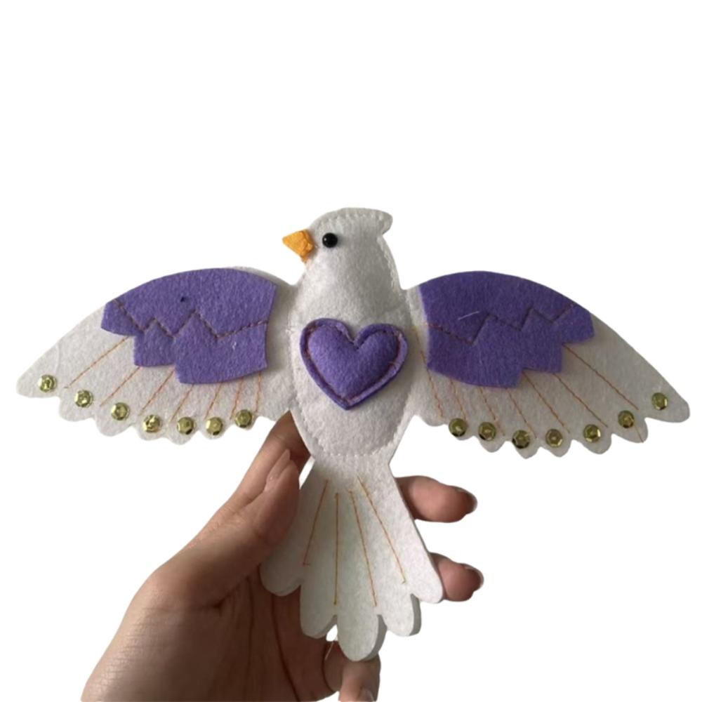 Compact Bird-shaped Felt Sewing Organizer Felt Bird Needle Thread Organizer Craft Enthusiasts