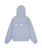 Oy Heart Patch Opyd Hoodie - Blue Gray