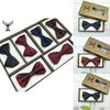 Classic Mens Wedding Bow Tie With Satin Finish For Grooms And Groomsmen