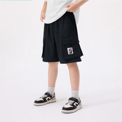 Xiaoyinman Boys' Casual Cargo Shorts