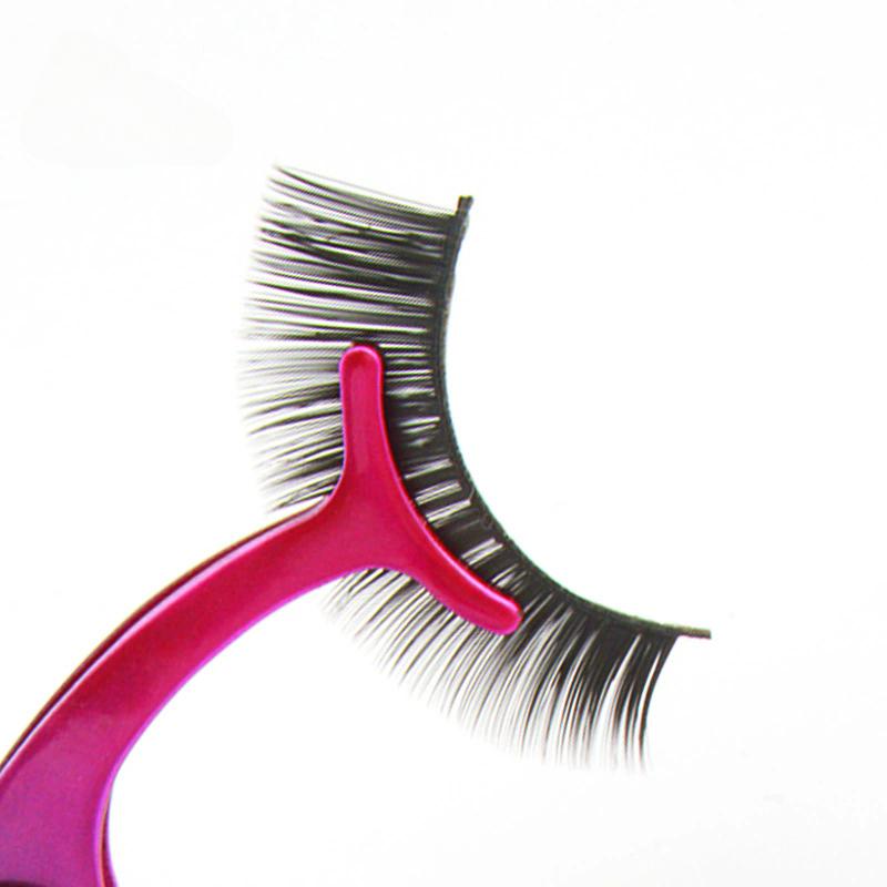 2Pcs Magnetic Eyelashes Extension Applicator False Eyelashes Clip Multifunctional Makeup Tool for Natural Look