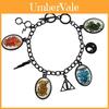 Harry Potter Night Light Bracelet With Alloy Magic School Pendant For Gift Giving