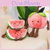 Oreiller Peluche Cerise Cartoon Expression Jouet en Peluche Fruit Mignon Pour Tous les Âges 35cm 50cm 60cm
