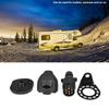 7 Pin Socket, Qiilu European Style Car Trailer Plug European Style 7 Pin Trailer