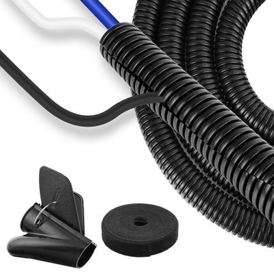 Wellrohr, 3m lang, Kabelabdeckung, Kabelschutzschlauch, Schlauch, Kabelschutz, Knickschutz, Getrennte Struktur, Langlebig, Geeignet