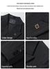2025 Men's High-Quality Striped Double-Breasted Three-Piece Suit with Peak Lapel