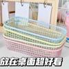 Simple Cry Iron Art Storage Basket Office Desktop Miscellaneous Items Organizer Box Korean Sle Pure Color Home Storage Basket