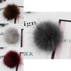 Luxurious Faux Raccoon Fur Pom Poms Ball For Elegant Knitted Beanie Hats Accessories