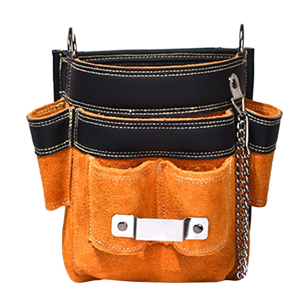 Tool Storage Bag Tool Leather Pouch for Home Renovators and Maintenance Personnel Comfortable and Waterproof