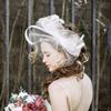 MAGICLULU White Bowknot Fascinator Hat with Mesh Veil Tulle Hair Bow Headband for Women Vintage Tea Party Bridal Hat and Special Occasion Accessories