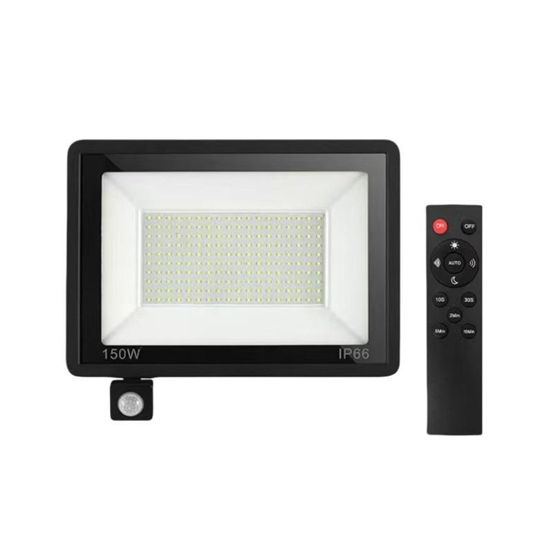 Led Remote Motion Sensor Floodlight With Waterproof Ip66 For Outdoor Security