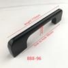 Hole Spacing 96mm Zinc Alloy Black Cabinet Handles American Style Kitchen Door Pulls Drawer Knobs Furniture Handle