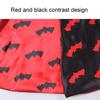 1 Set Gothic Devil Pet Clothes, Adjustable Devil Horn Headband Bat Print Cloak, Halloween Dog Devil Costume Set for Cats Dogs Party Outfit Cosplay