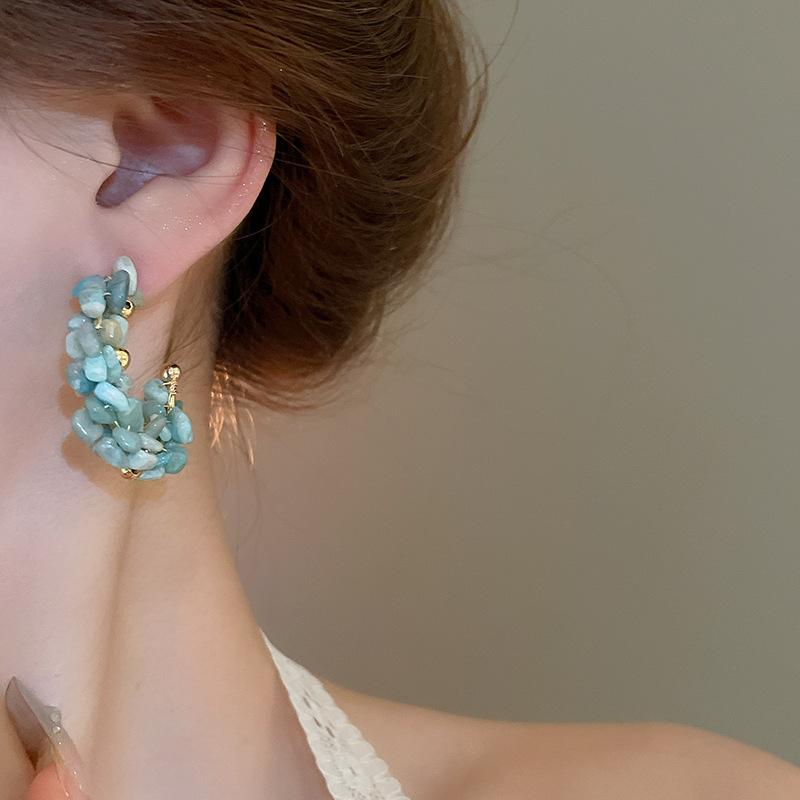 GemChic женские новые изысканные керамические серьги с бусинами модные элегантные — фото 3