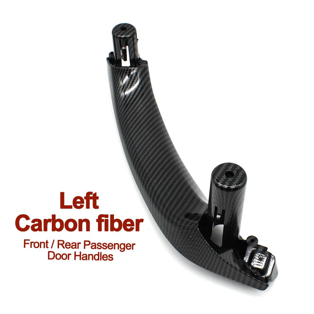 LHD RHD Auto Kohlefaser Innentür Zuziehgriff Armlehnenverkleidung Zierleiste Für BMW X3 X4 F25 F26 2010-2016
