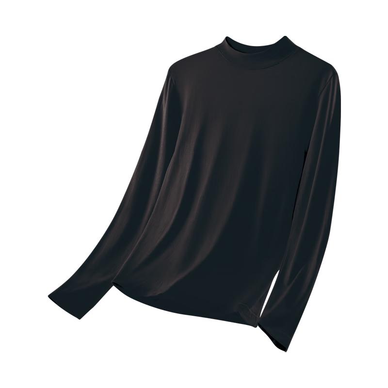 

DOSFA Women s Slim-Fit Modal Thermal Mock Neck Top One Size (fits 45-65kg)