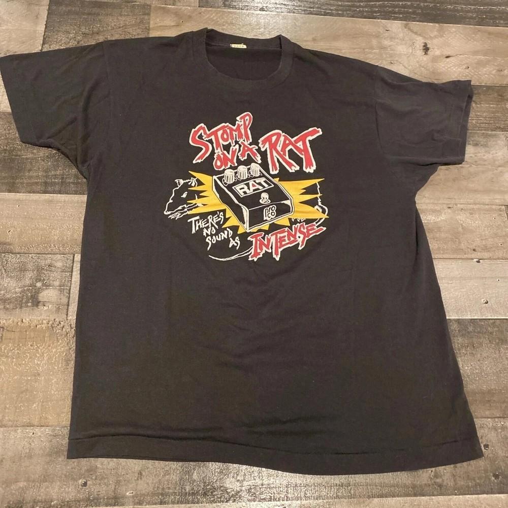 

Distortion Pedal Graphic T-Shirt Vintage Style Reprint Rock Punk Roadie TRENDING Unisex T-Shirt M